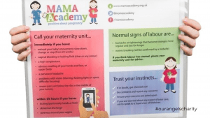 Our Angels fund Mama Academy Wallets for Harrogate Hospital Antenatal Unit